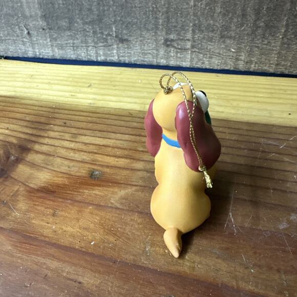 Grolier Disney Lady Porcelain Treasures Ornament In Box - Picture 3 of 5